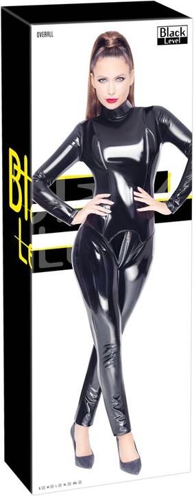Black Level Vinyl Jumpsuit Black XL (XL)