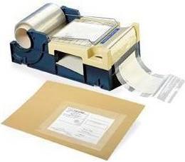 Produktbild Transpak Abrollgerät m.Messer f.Adressen-Schutzfilm B.130-150mm blau/weiss