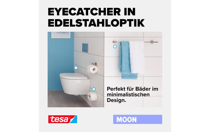Actual product image tesa MOON Towel hook incl. adhesive solution without drilling