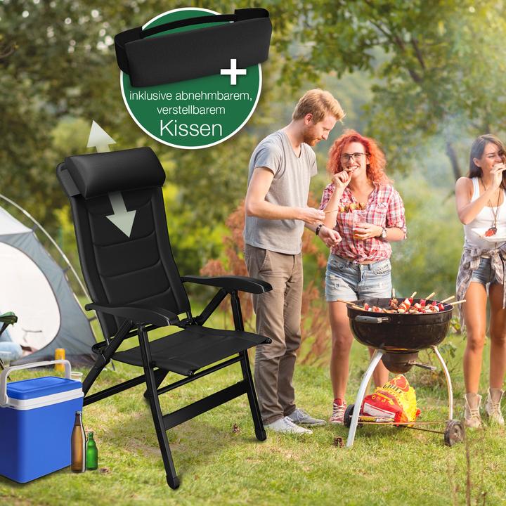 Image du produit Aktivshop Chaise pliante active Camping avec repose-jambes