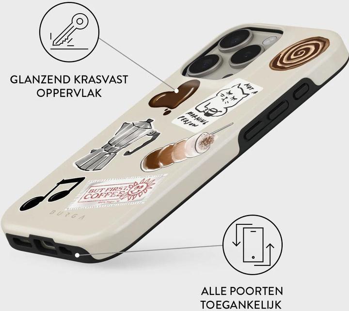 Productafbeelding Burga Tough MagSafe Case Apple iPhone 16 Pro - Oat Milk Please (Apple iPhone 16 Pro)