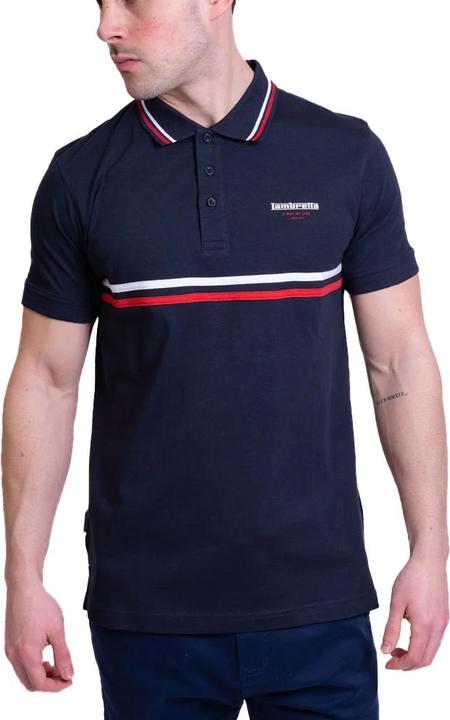 Produktbild Lambretta Classic SS24 Poloshirt Stripes (4XL)