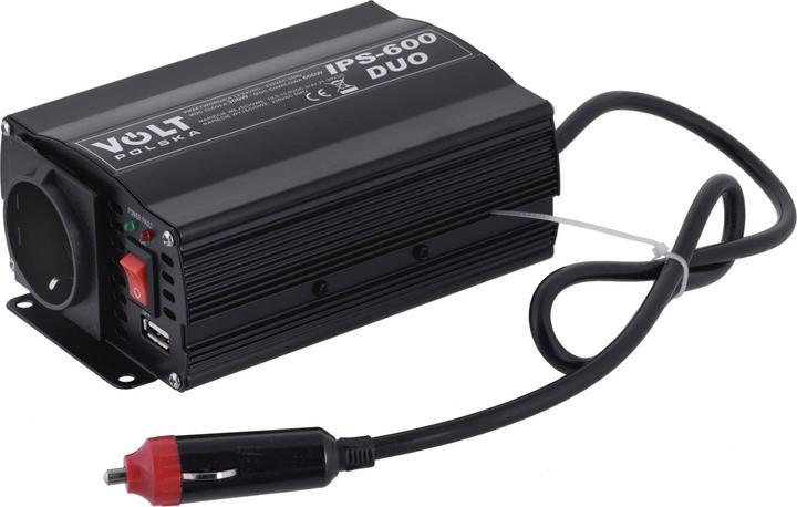 Actual product image Volt Polska Przetwornica napiecia IPS 600 DUO 12/24V/230V