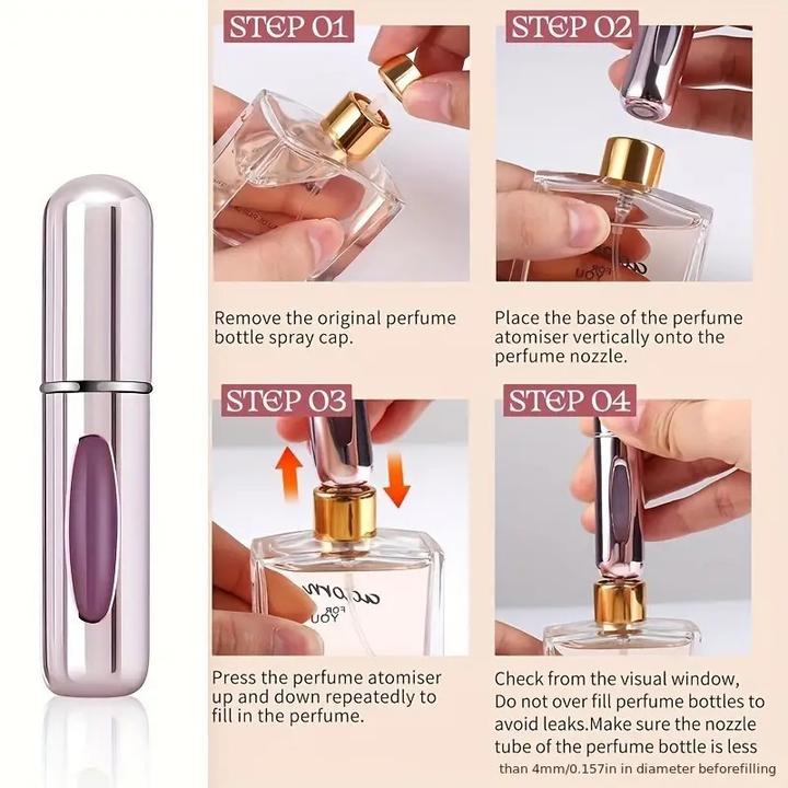 Produktbild Swissdetector Tragbare, wiederaufladbare Parfümflakons (5 ml)