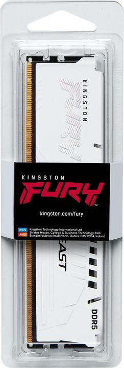 Produktbild Kingston D5 16GB 5200-36 Beast EXPO wh KFY AMD EXPO (1 x 16GB, 5200 MHz, DDR5-RAM, DIMM)