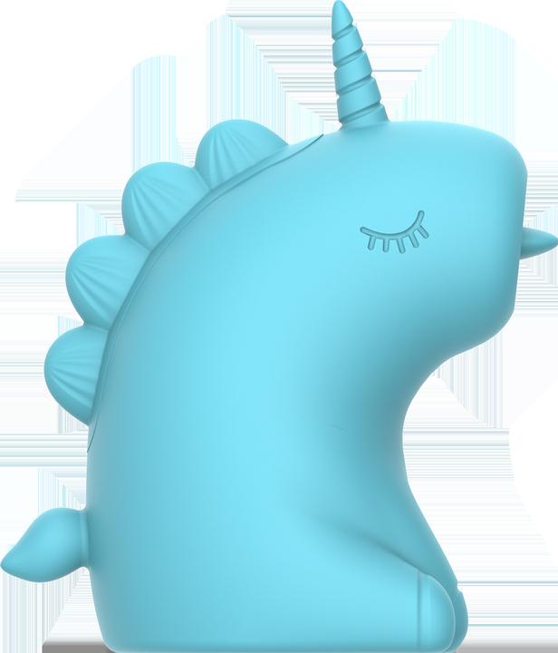Engily Ross Snowflake Unicorn - Massagegerät mit Leckzunge - Blau