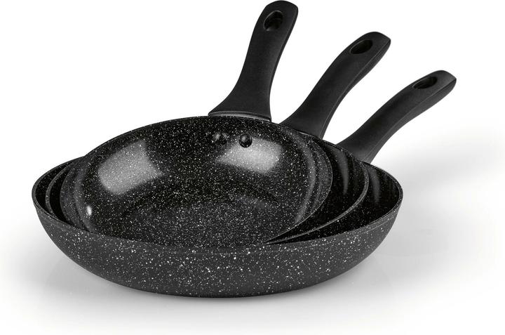 Produktbild Bratmaxx Bratpfanne Aluminium Pfannen Set 3 Stück 20 cm/24 (28 cm, Bratpfanne, Aluminium)