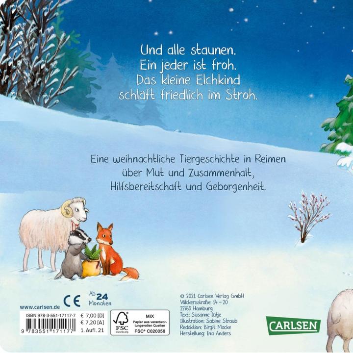 Produktbild Kommt und seht! Der kleine Elch ist geboren (Deutsch, Susanne Lütje, 2021)
