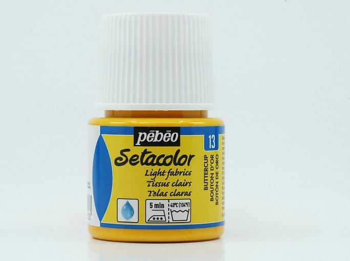 Produktbild Pebeo Setacolor helle Stoffe (Dottergelb, 45 ml)