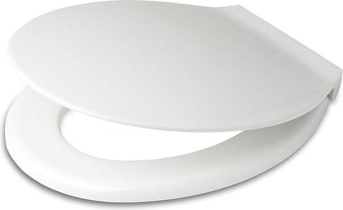 Produktbild Pagette WC-Sitz Exklusiv m Deckel mit Edelstahl-Befestigung weiss