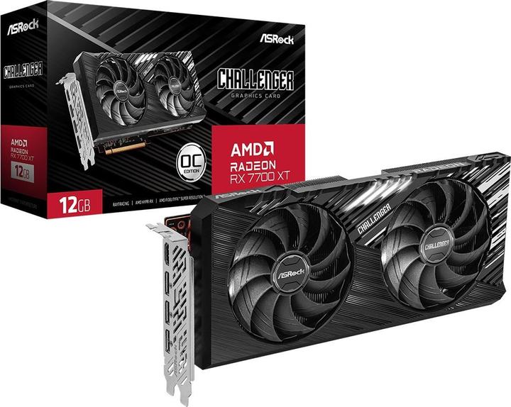 Image du produit AsRock VGA RX7700XT 12GB Challenger OC (12.29 Go)