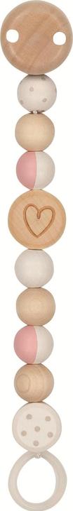 Actual product image Goki Pacifier chain heart (1 x, up to 24 M.)