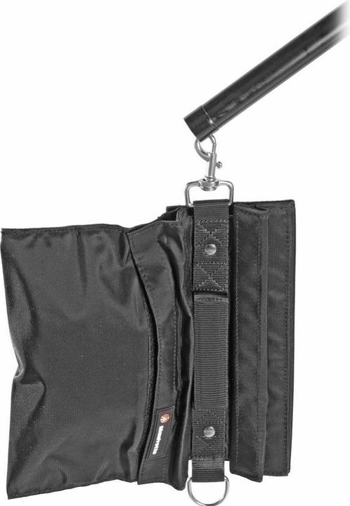 Immagine prodotto Avenger Treppiede Baby Steel Combi Boom, alluminio, con gamba di livellamento e sacco di sabbia, nero (413.21 cm, 10 kg)