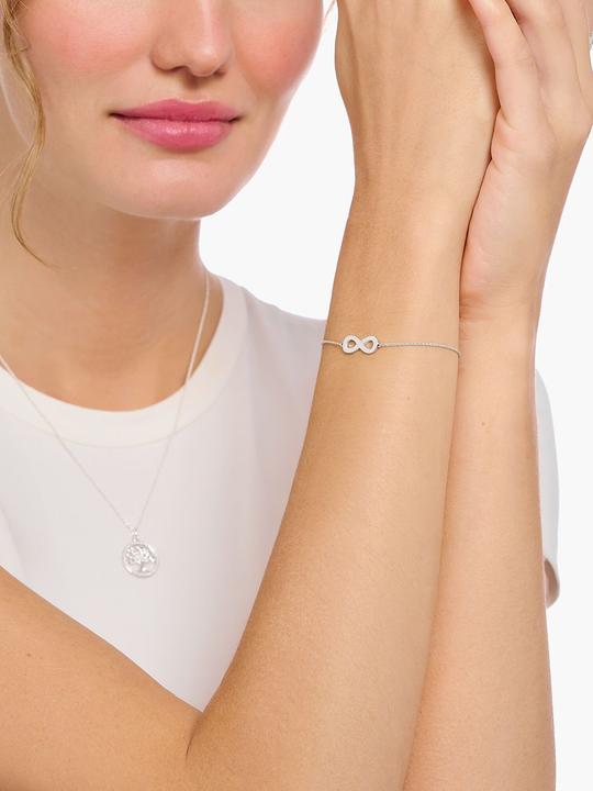 Produktbild Thomas Sabo Armband mit Infinity-Anhänger Silber (19 cm, 925er Silber)