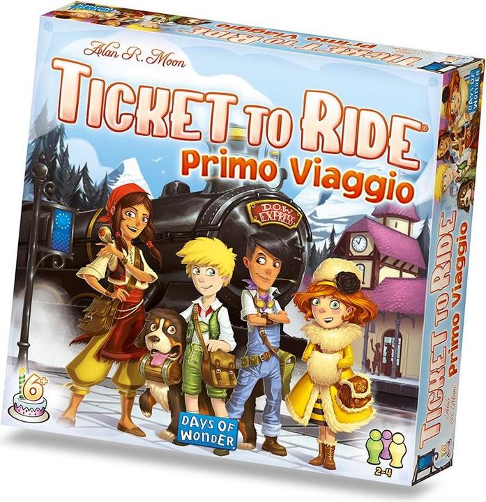 Produktbild Asmodée Ticket To Ride: First Journey (Europe) (Italienisch)