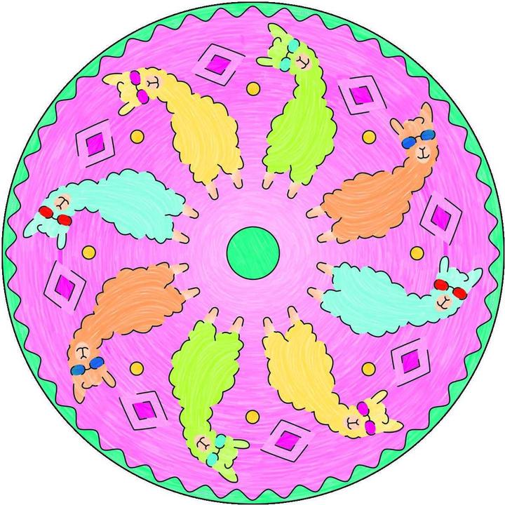 Produktbild Ravensburger Midi Mandala-Designer Lama