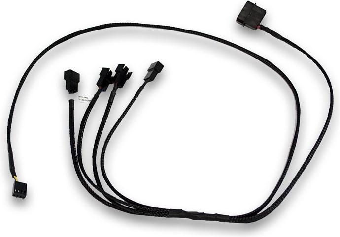 Actual product image EKWB EK-Cable Y-crossover for 4x 4-pin PWM fans