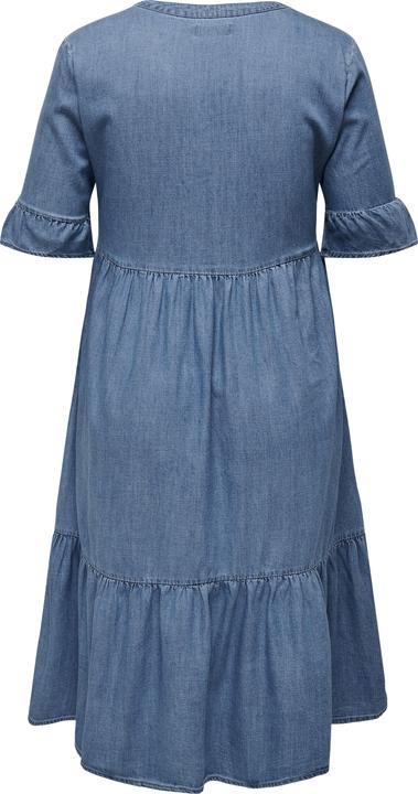 Image du produit Only Coupe décontractée Col en V Manches cloches Robe courte en jean (42)