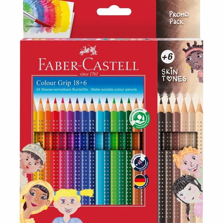Produktbild Faber-Castell Colour Grip (Sortiert, 24 x)