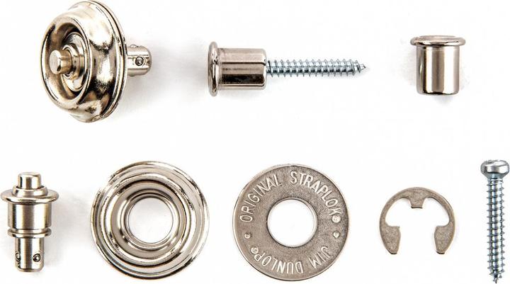 Produktbild Dunlop Jim Straplock Flush Set - Nickel