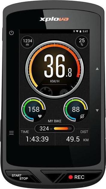 Xplova X5 Evo GPS Fietscomputer met Actioncamera