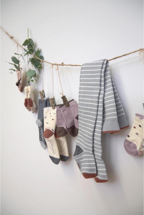 Actual product image Lässig Tights Tiny Farmer size 74/80 Grey/Orange/White (74/80)