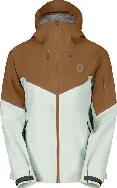 Produktbild Scott Sports Scott Explorair 3L Hardshelljacke Bread Brown / Fresh Green Damen (XS)