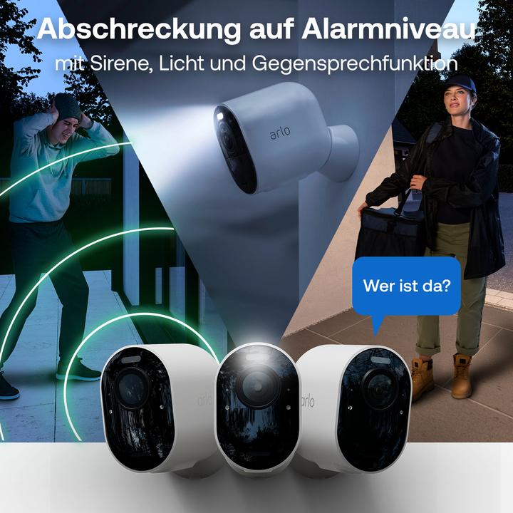 Produktbild Arlo Ultra 2 Spotlight Kamera, 2er Set (3840 x 2160 Pixels)