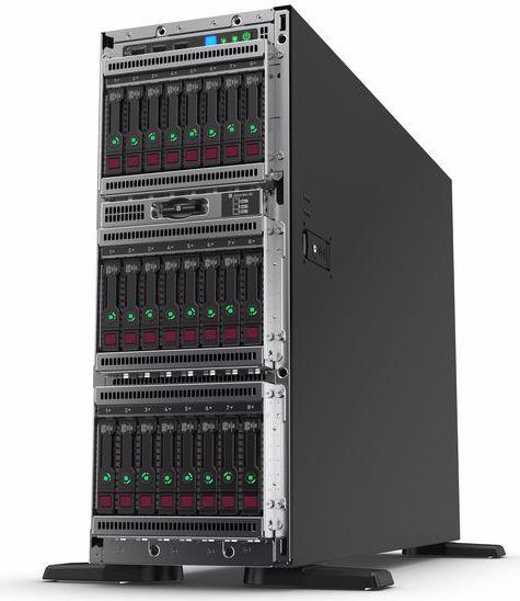 Actual product image HPE Server ProLiant ML350 Gen10 Xeon 4214 Performance (Intel Xeon Silver 4214, 32 GB, Tower Server)
