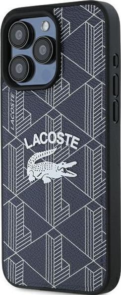 Actual product image Lacoste LCHMP15XPIGV iPhone 15 Pro Max 6.7" granatowy/navy hardcase Monogram Vintage Logo MagSafe (Apple iPhone 15 Pro Max)