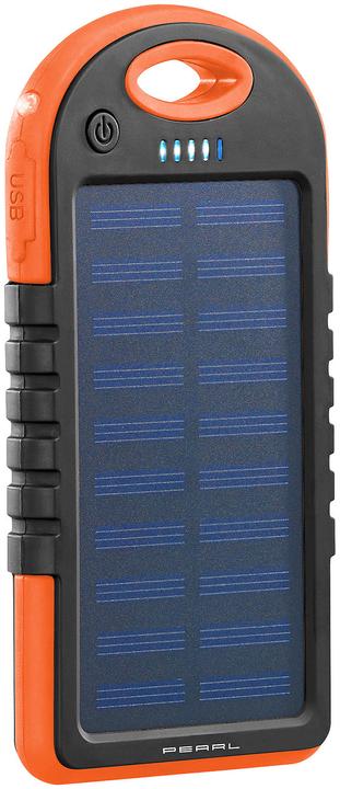Actual product image Pearl Solar power bank with flashlight (3000 mAh, 5 W, 11.10 Wh)