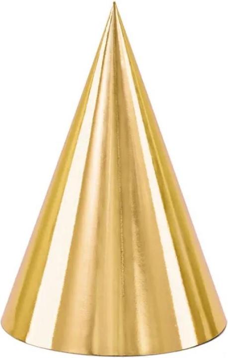 Immagine prodotto Partydeco Cappelli da festa, oro, 16 cm (1 pz / 6 pz)