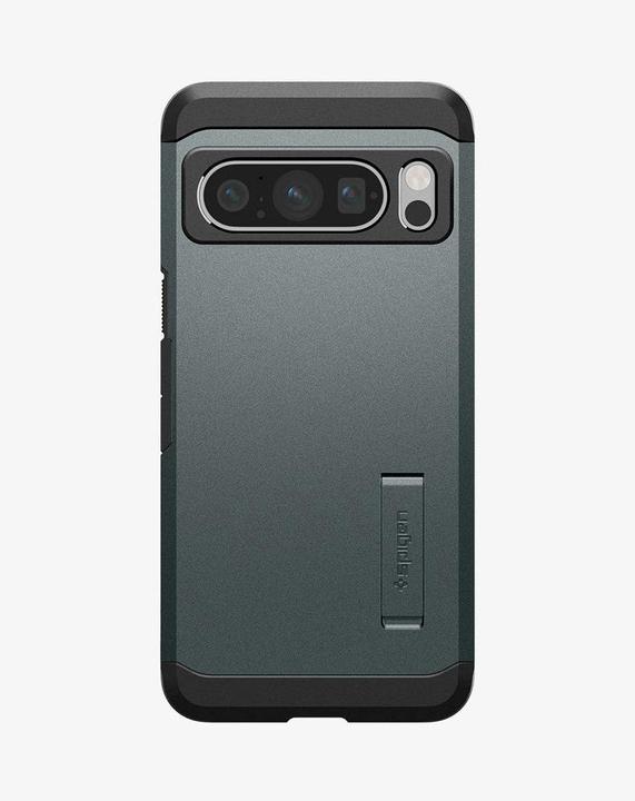 Actual product image Spigen Google Pixel 8 Pro Case Tough Armor Abyss Green (Google Pixel 8 Pro)