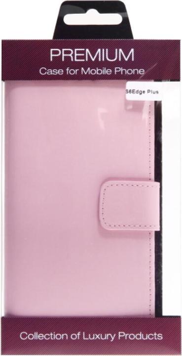 Produktbild OEM Slim Leather Book Case Galaxy S6 Edge Plus pink (Samsung Galaxy S6 Edge+)