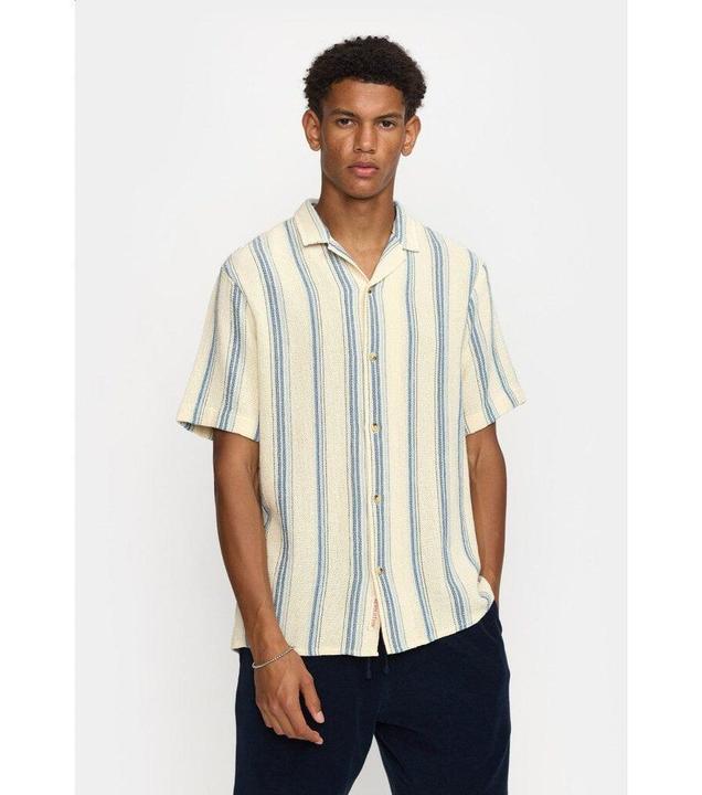 Revolution Short-Sleeved Cuban Cotton Shirt (M)