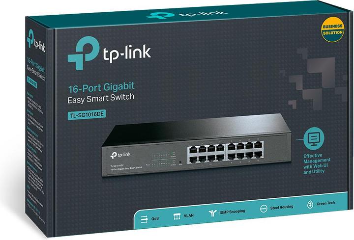 Produktbild TP-Link 16-Port Gigabit Easy Smart Network Switch (16 Ports)