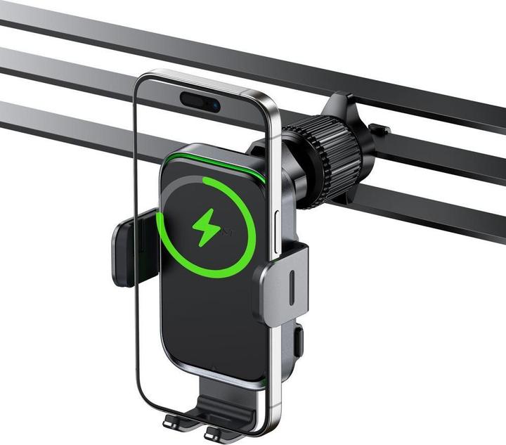 Actual product image Acefast Wireless charging car holder D17, 15W (black)