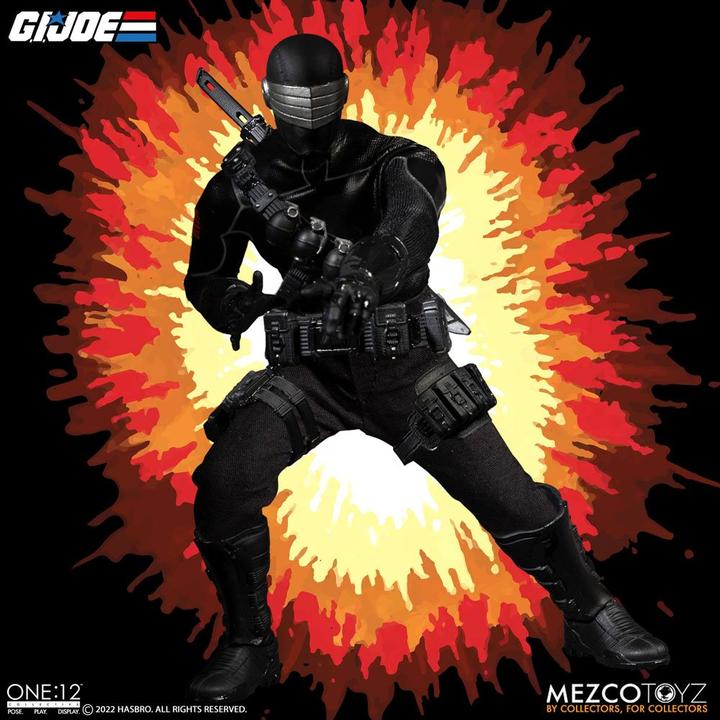Produktbild Mezco Toys G.I. Joe figurine 1/12 Snake Eyes Deluxe Edition 17 cm