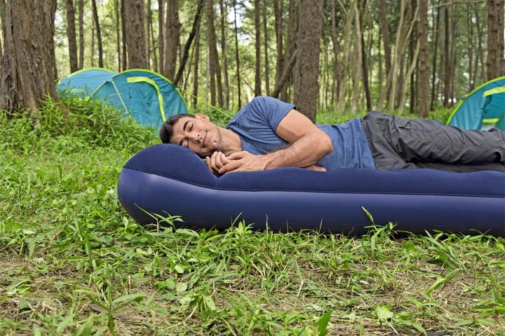 Image du produit Bestway Matelas gonflable 1 place avec pompe à pied intégrée 1,88 m x 99 cm x 28 cm