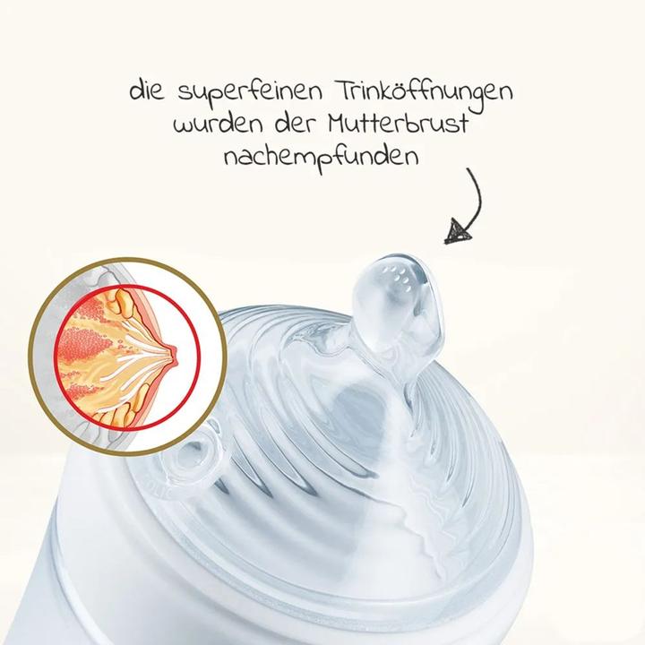 Produktbild NUK for Nature Trinksauger, brustähnlicher Trinksauger aus nachhaltigem Silikon, Grösse M, BPA frei