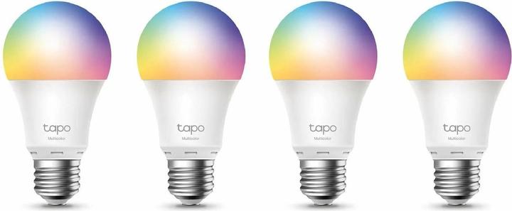Produktbild TP-Link Tapo L530E (4-pack) (E27, 8.70 W, 806 lm, 4 x, F)