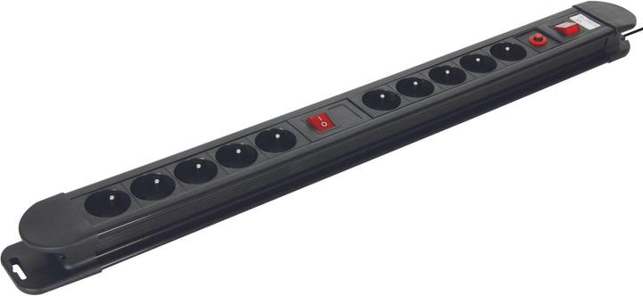 Image du produit Velleman Bloc Multiprise - 10 Prises - Avec Protection Contre Les Surcharges (10 x, PECO 7/5, 1.50 m)