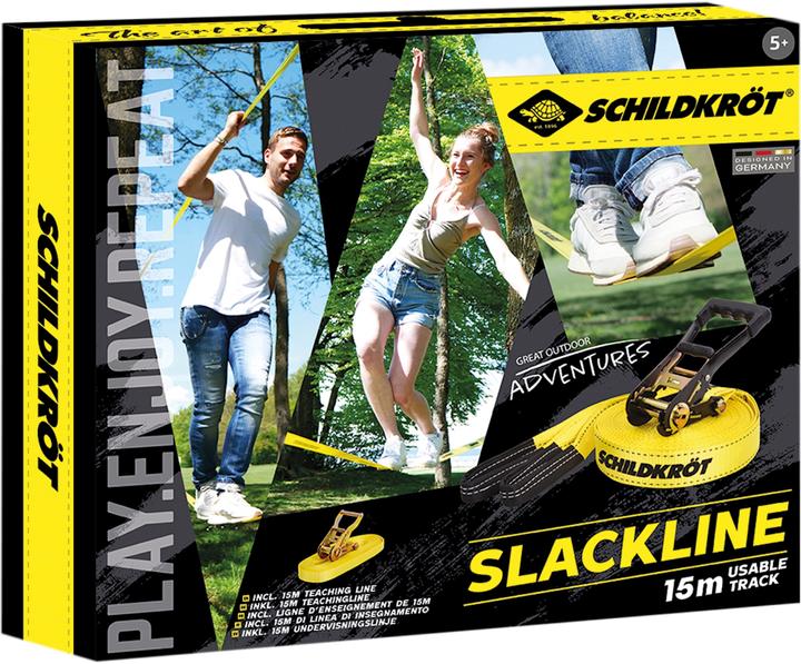 Schildkröt Slackline mit Teaching Line (15 m)