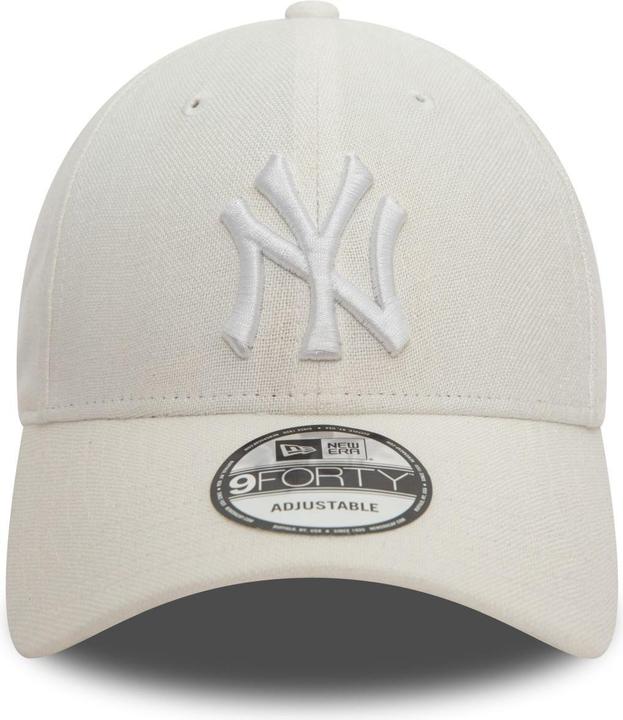Produktbild New Era 9Forty Strapback Cap - Leinen New York Yankees Weiss