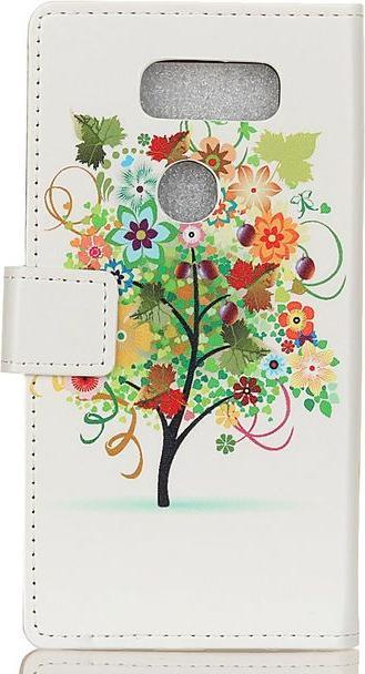 Actual product image MU Style Leather book cover with pattern (LG V30)