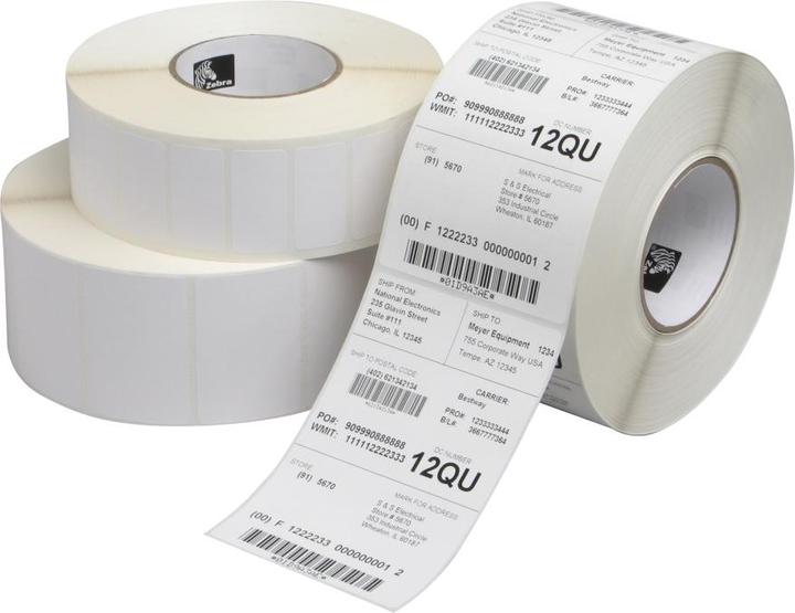 Produktbild Zebra Z Trans 5P Permanentes selbstklebendes Acrylpapier (matt) (76.2 x 101.6 mm, 1890 x)
