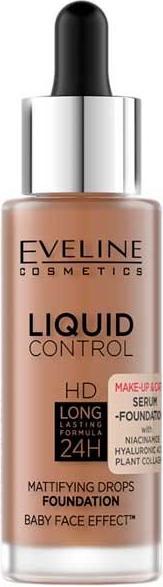Immagine prodotto NoName Fondotinta Liquid Control HD con Niacinamide a lunga durata 32ml Toffee