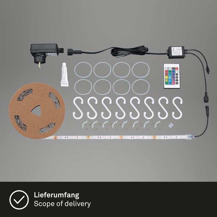 Image du produit Briloner LED Superline (RGB, 500 cm, Extérieur)
