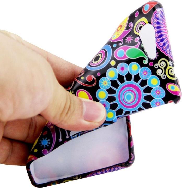 Produktbild König Design Schutzhülle Handytasche Etuis TPU für Handy Sony Xperia Z3 Compact Buntes Muster Abstrakt (Sony Xperia Z3 Compact)
