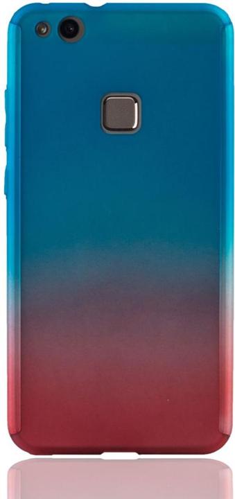 Produktbild König Design Hülle Handy Schutz für Huawei P10 Lite Full Case Cover Displayschutz Bumper Rot (Huawei P10 Lite)